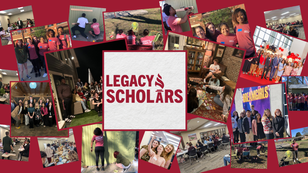 collage picture of students involved in Legacy Scholars Program