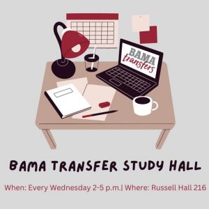 Bama Transfers Study Hall Graphic