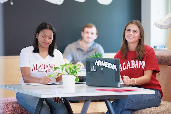 Students in a classroom